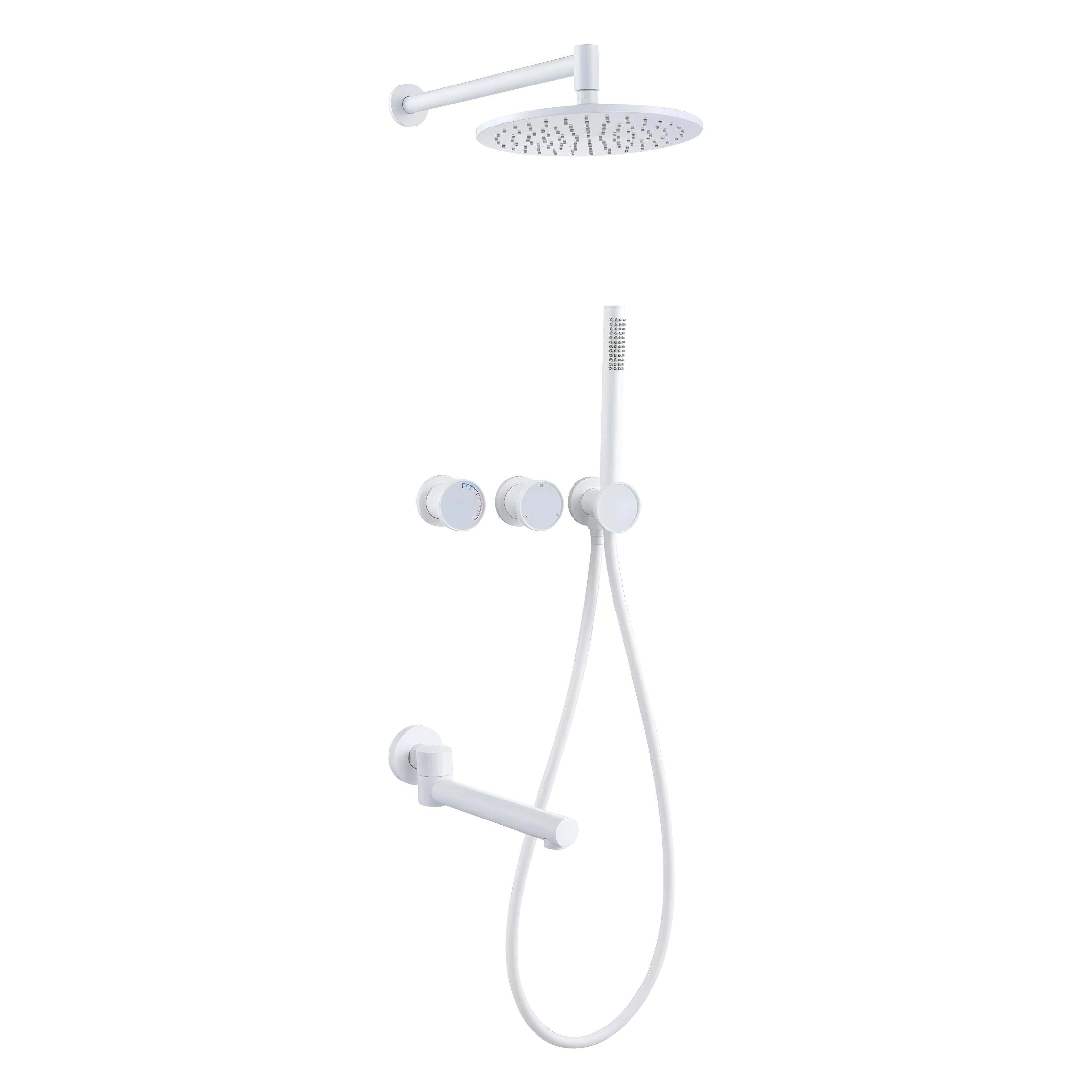 Lochlan - Modern Simple Wall Mounted Multi-Function Shower Set