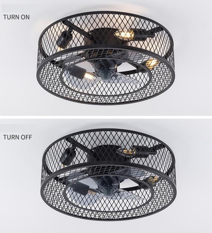 Naya - Black Industrial Ceiling Fan Remote Control