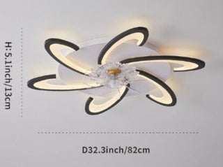 Leopold - Modern Remote Light Ceiling Fan 5 Blade