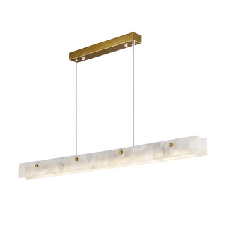 Peggy - White Marble LED Strip Ceiling Chandelier
