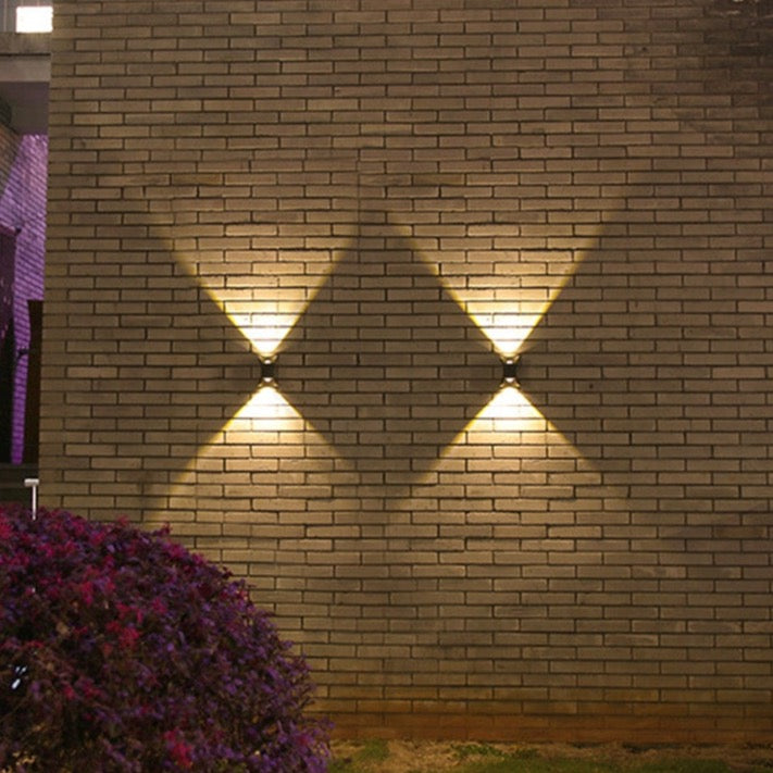 Abay - IP65 Solar Powered Up/Down LED Outdoor Wall Light