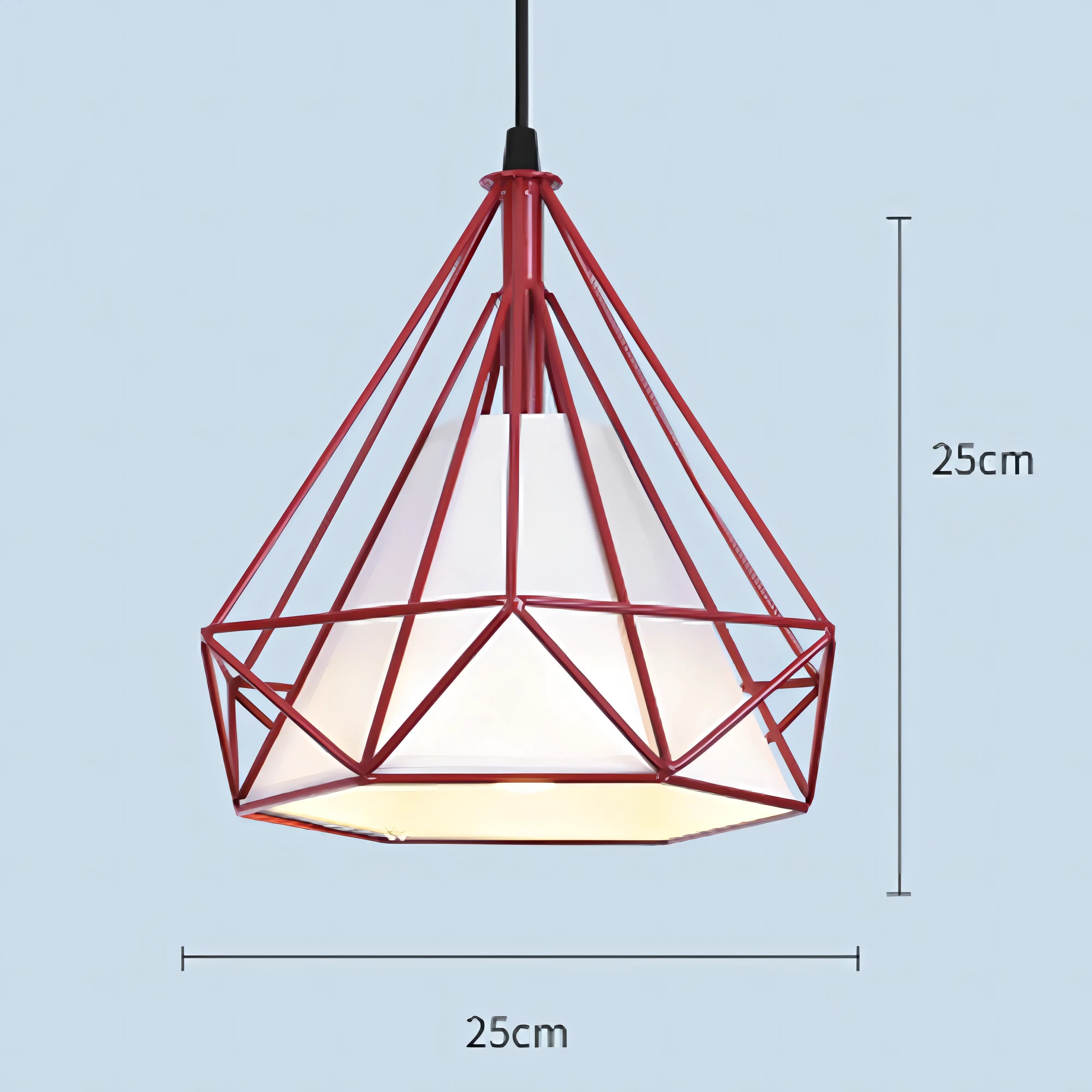 Lara - Retro Hanging Caged Pendant Ceiling Light