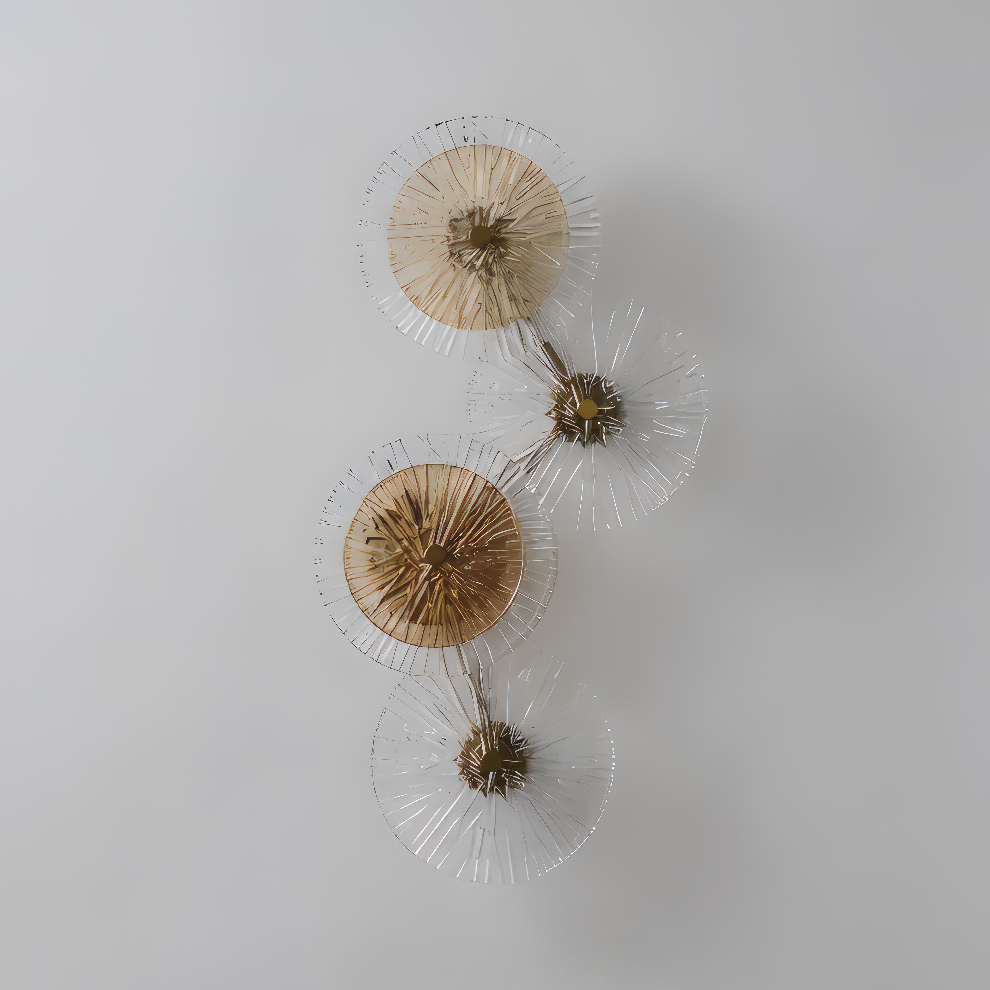 FKL - Modern Round Crystal Wall Lamp