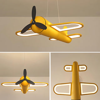 Tru - Children's Room Hanging Airplane LED Ceiling Light