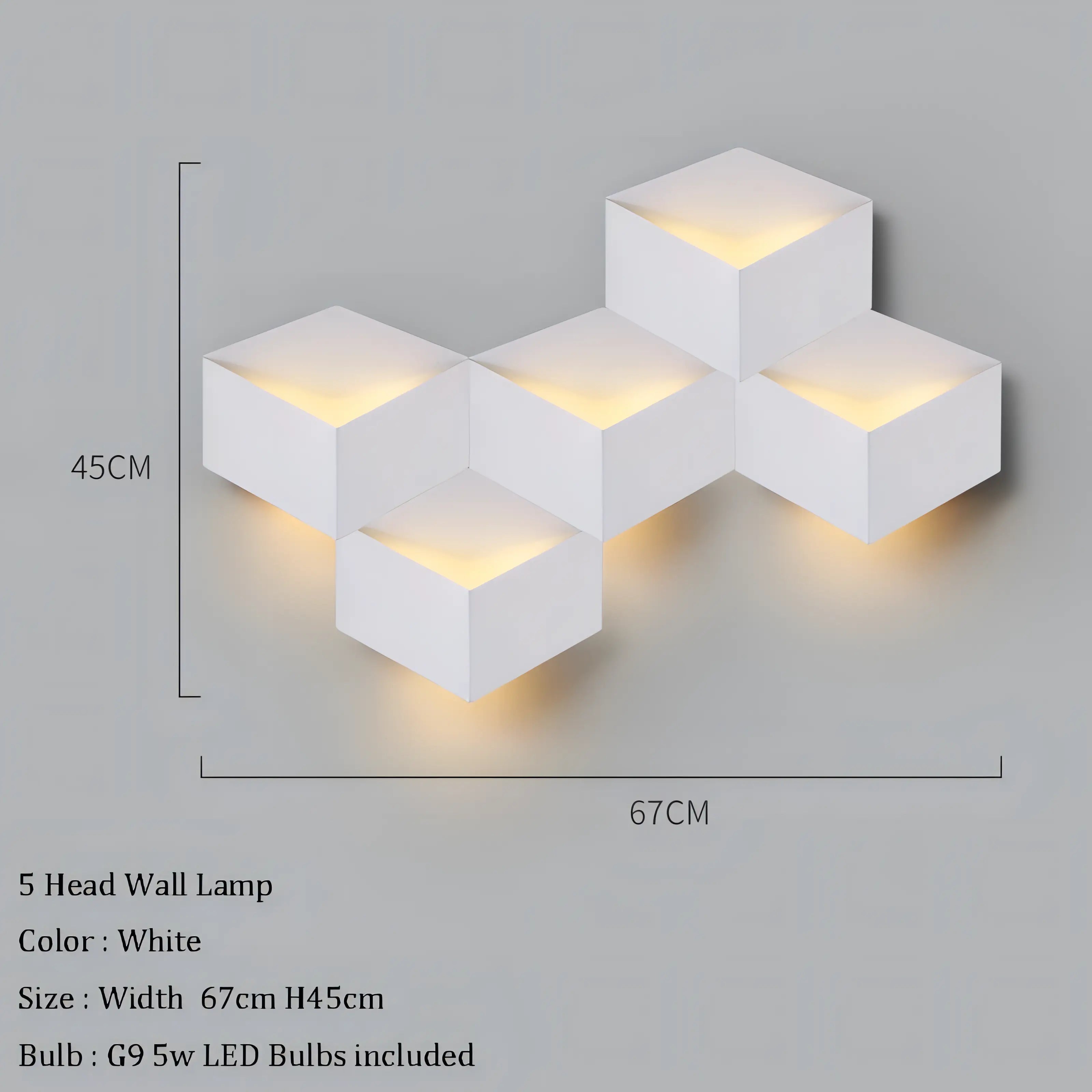 Anzhela - Creative Geometric LED Wall Lights