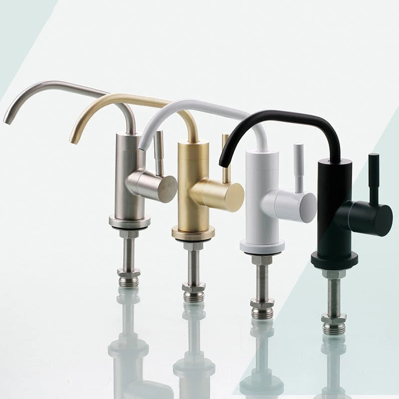 Haskins - Small Modern Curved Cold Water Kitchen Tap