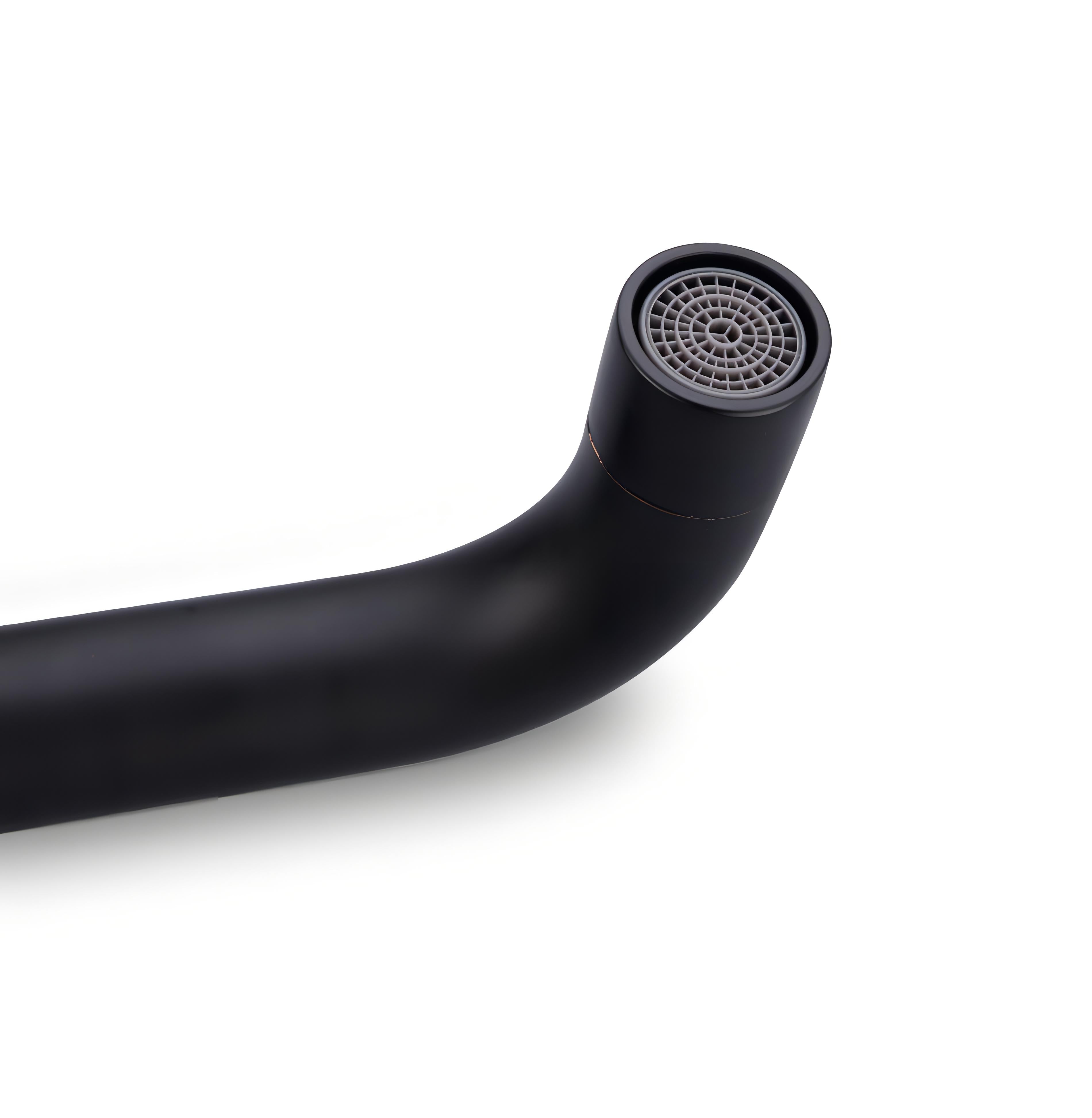 Turner - Modern Brass Double Handle Wall Mounted Basin Tap