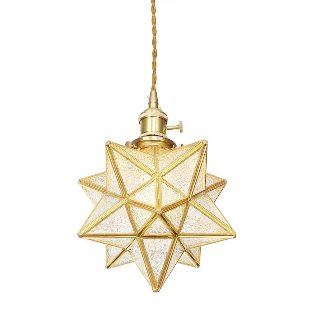 Bella - Modern LED Patterned Glass Pendant Ceiling Light