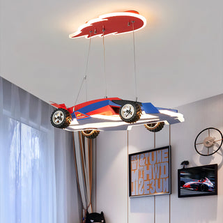 Copeland - LED Hanging Racing Car Children's Ceiling Light