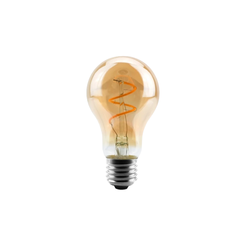 Retro A60 Spiral E27 Screw Bulb 4W