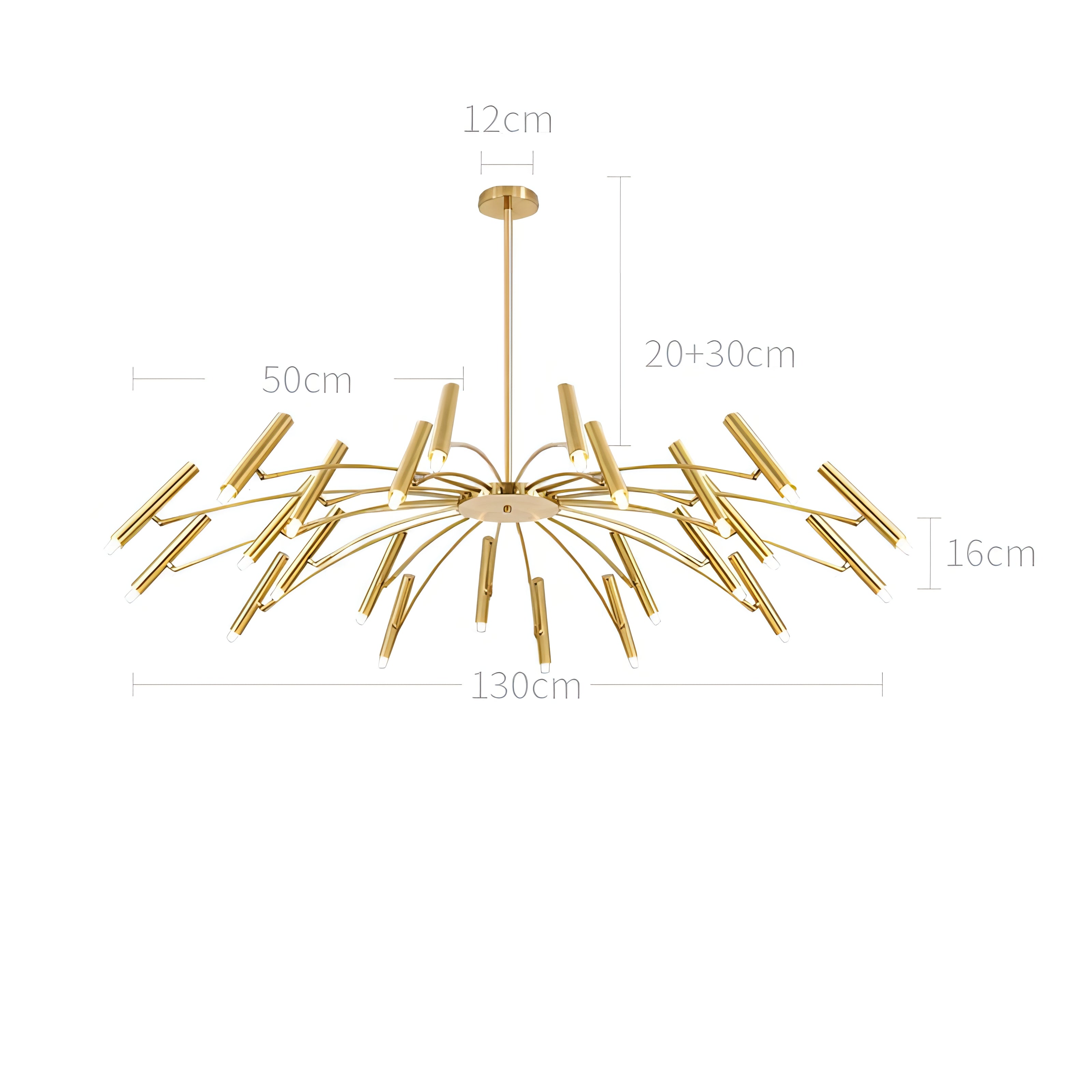 Bodie - Round Multi Adjustable Head Modern Ceiling Light Chandelier