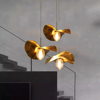 Massey - Gold Leaf Hanging Pendant Ceiling Light