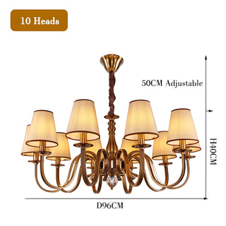 Eton - Vintage Rustic Multi Head Hanging Ceiling Chandelier