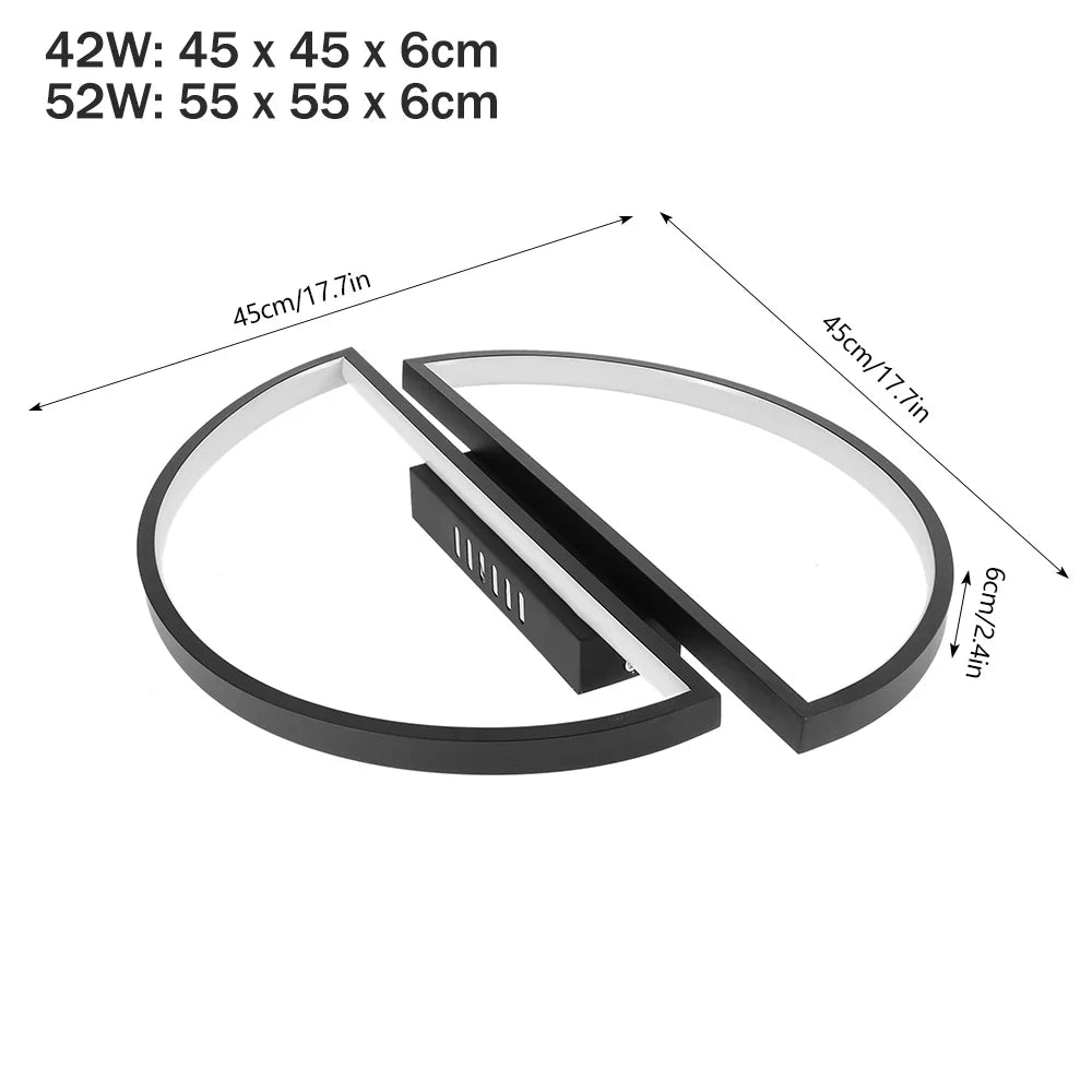 Zelda - Modern LED Round Ceiling Light