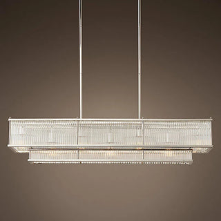 Phrodisia - Retro American Metal Glass Hanging Chandelier