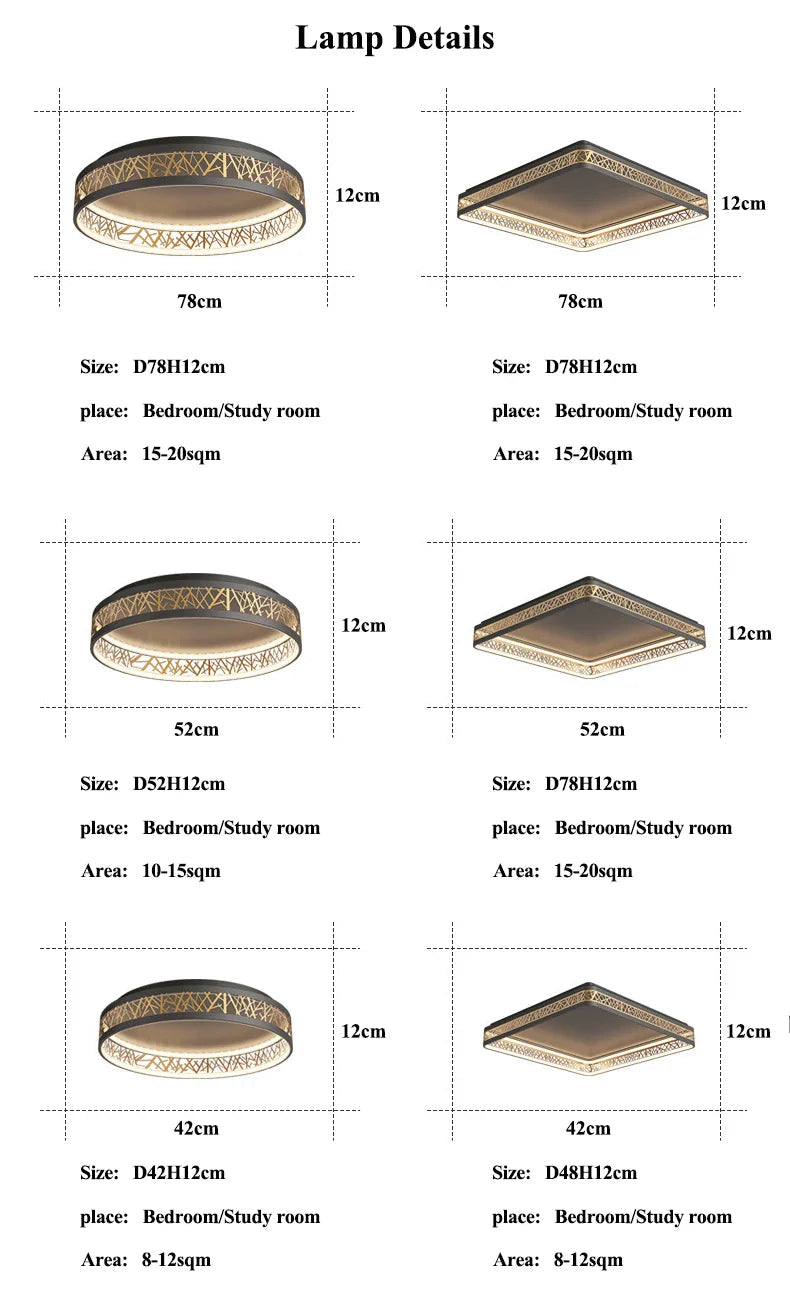 Leal - Modern LED Gold Branch Ceiling Light