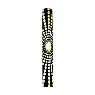 Jasmyne - Black LED Stainless Steel Fire Ball Rectangle Wall Light