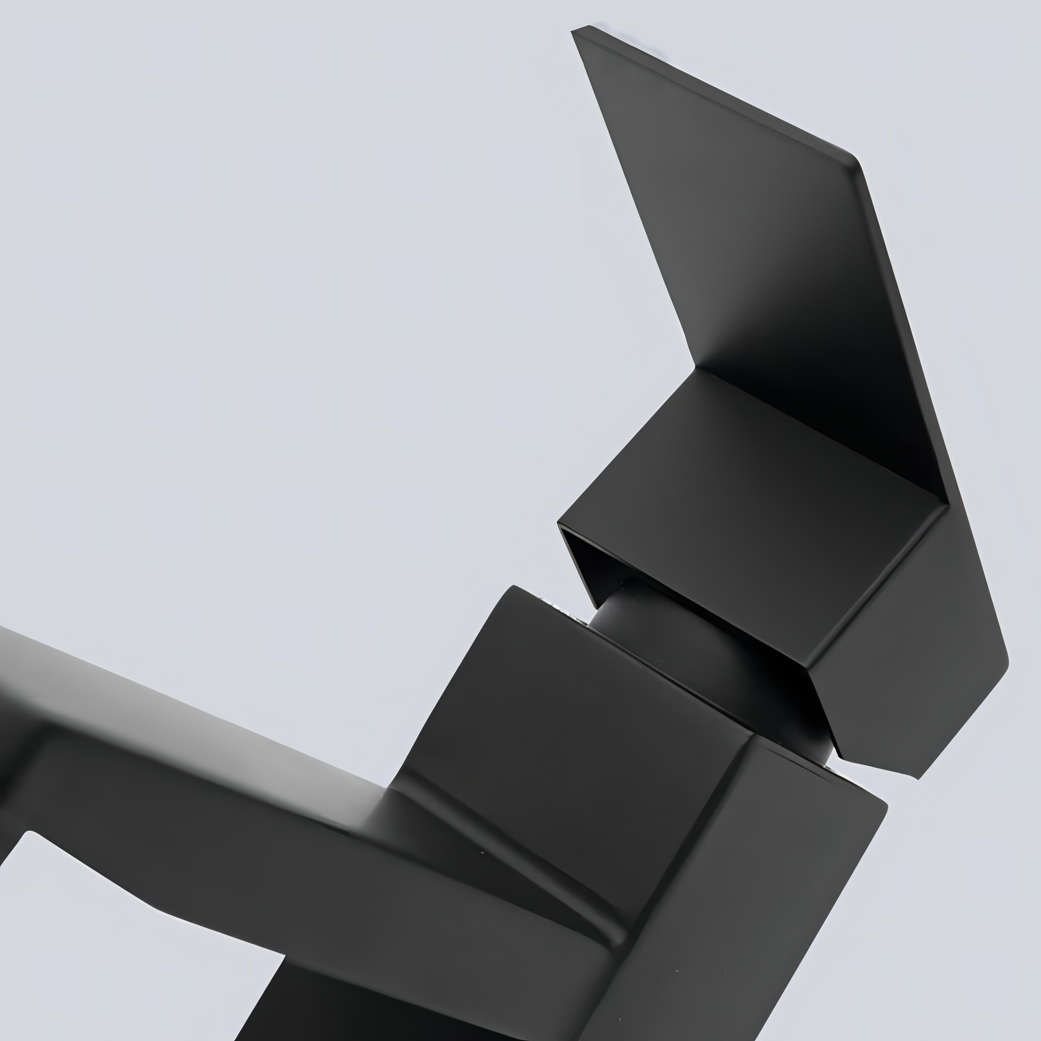 Ulises - Modern Black Single Lever Basin Mixer Tap