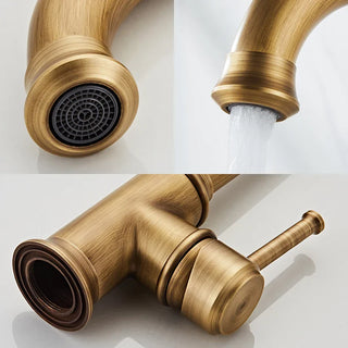 Jadyn - Antique Bronze Single Handle Crane Mixer Kitchen Tap