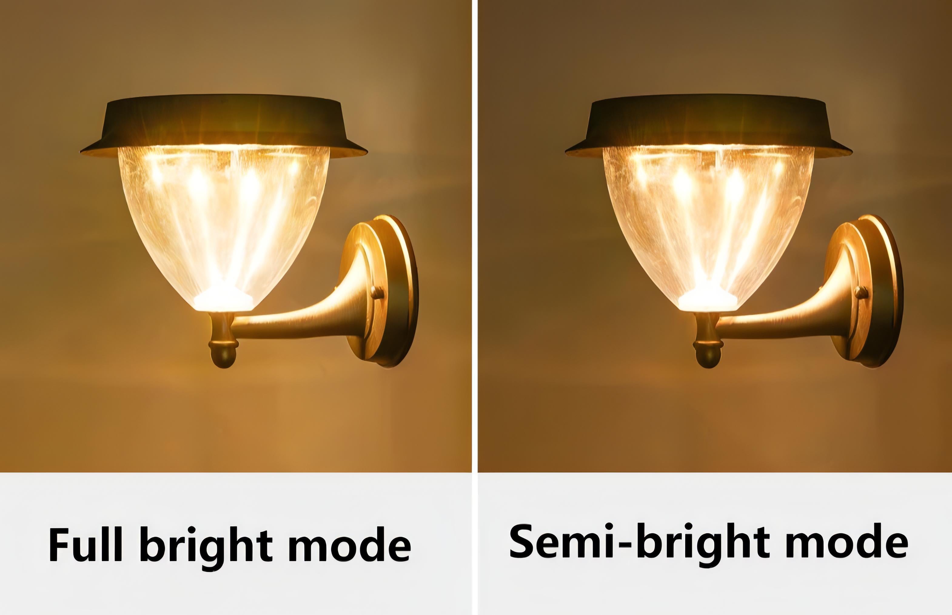 Nilufer - Solar Outdoor Wall Light