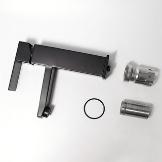 Ulises - Modern Black Single Lever Basin Mixer Tap