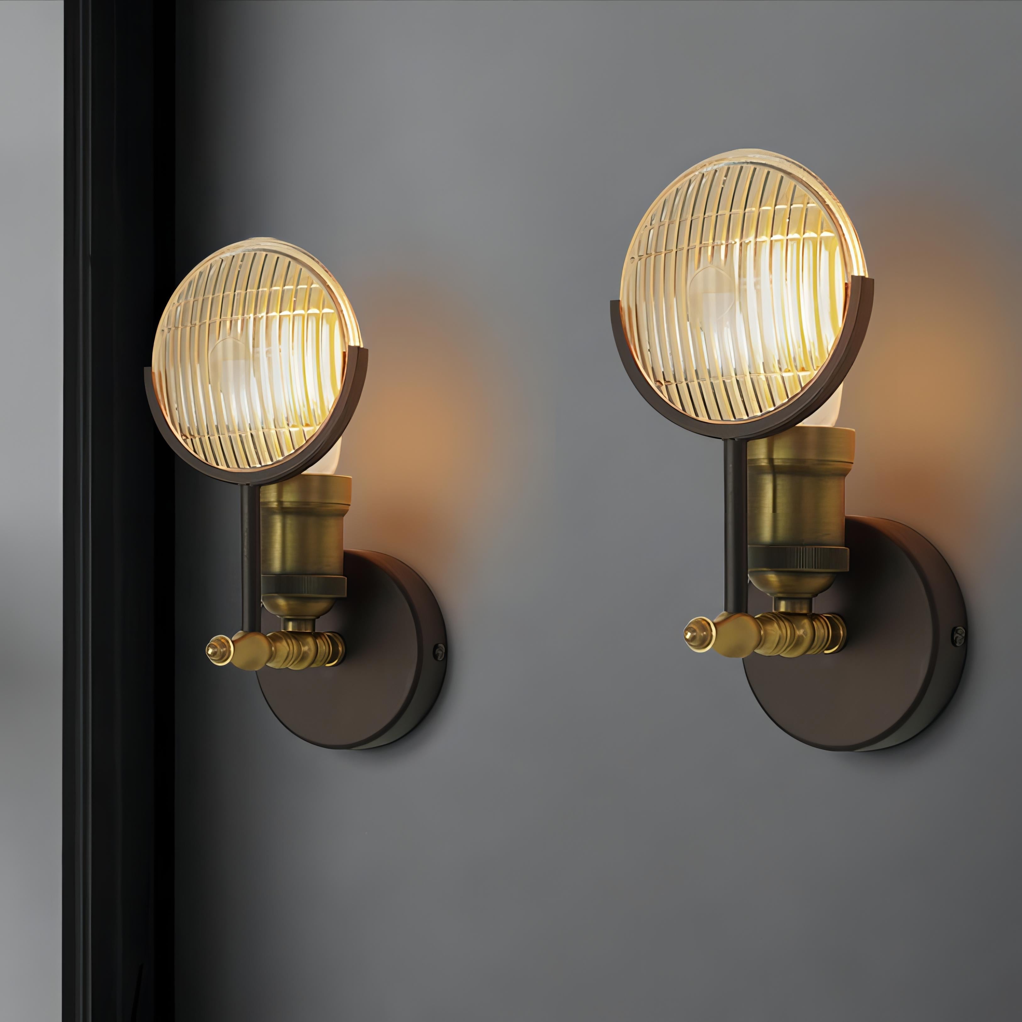 Santos - Retro Industrial Metal Wall Sconce Light