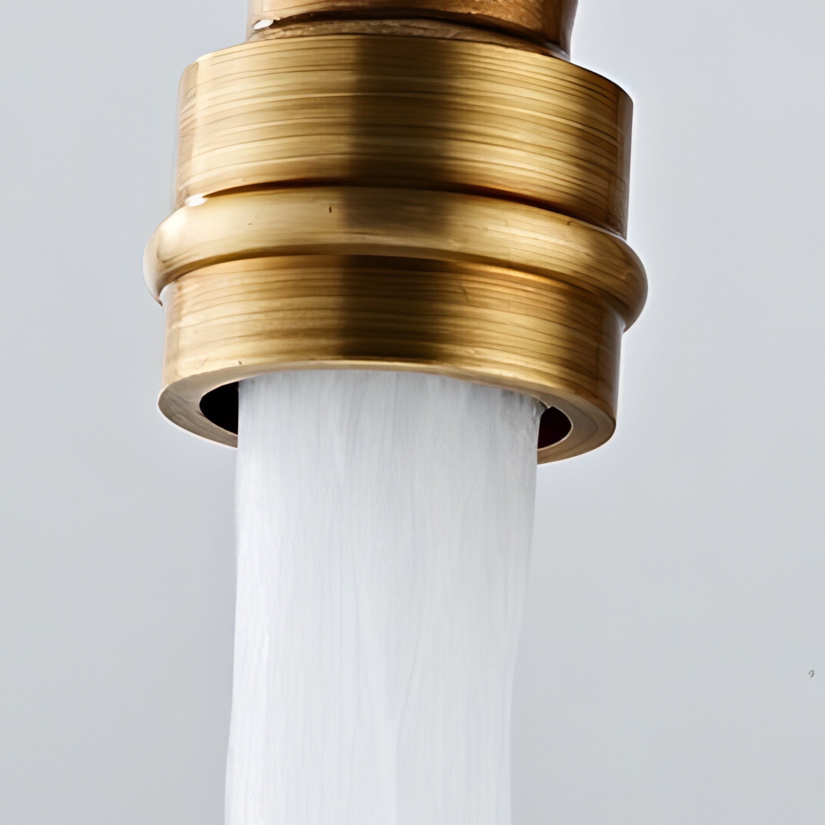 Bo - Dual Handle Antique Brass Kitchen Tap