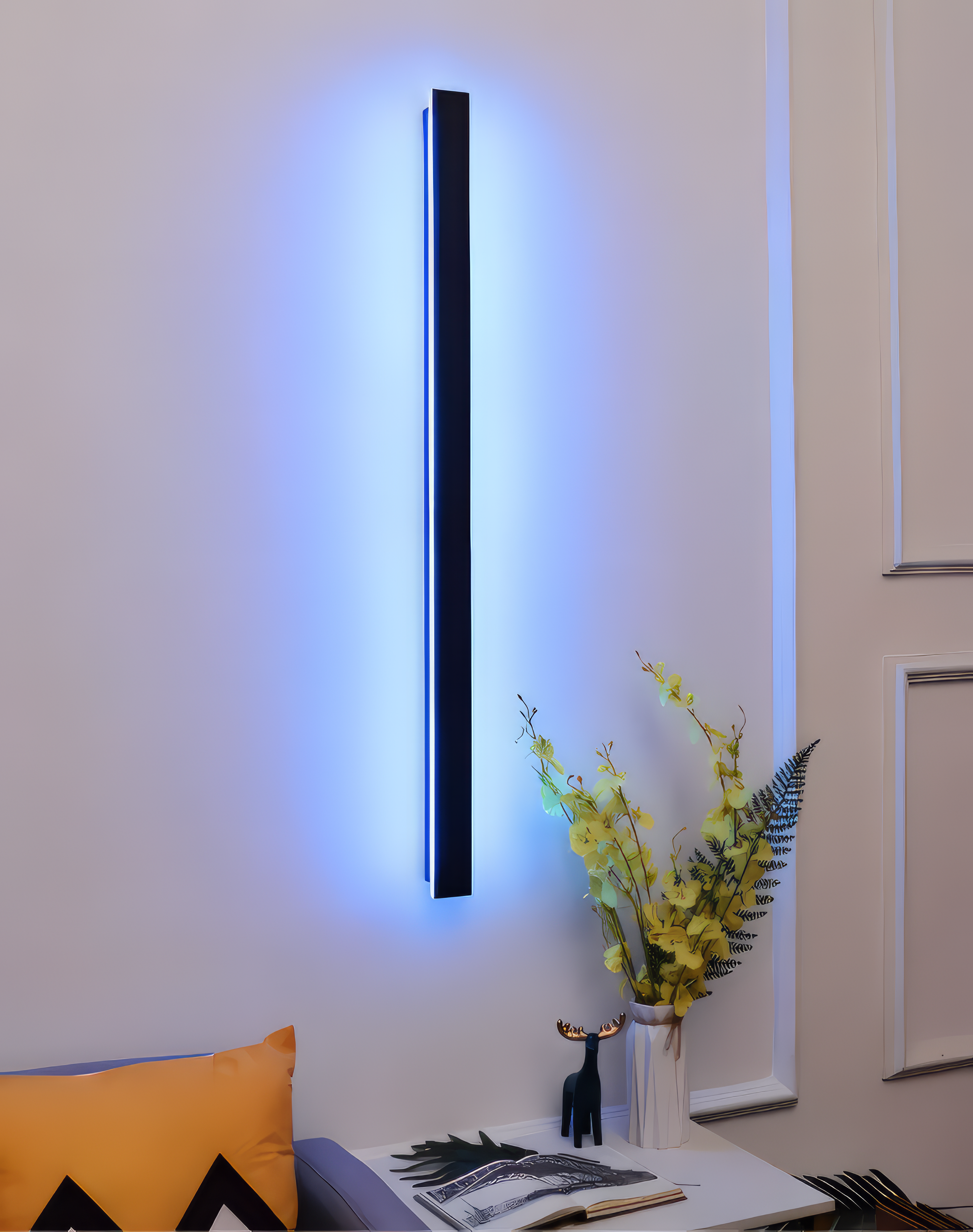 Asya - RGB Multicoloured Outdoor Wall Light Bar Waterproof