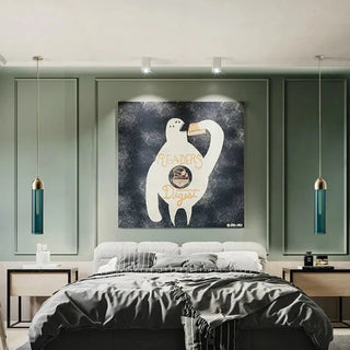 Murillo - Hanging Tube Coloured Glass Ceiling Pendant Light