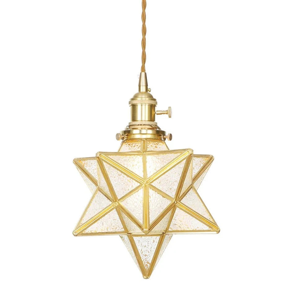Bella - Modern LED Patterned Glass Pendant Ceiling Light