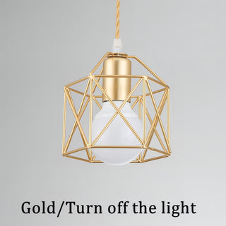 Crosby - Modern Metal Cage Pendant Ceiling Light