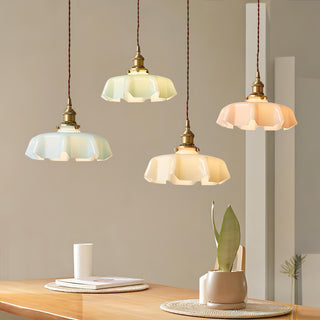 Henrik - Retro French Brass Pendant Hanging Ceiling Light