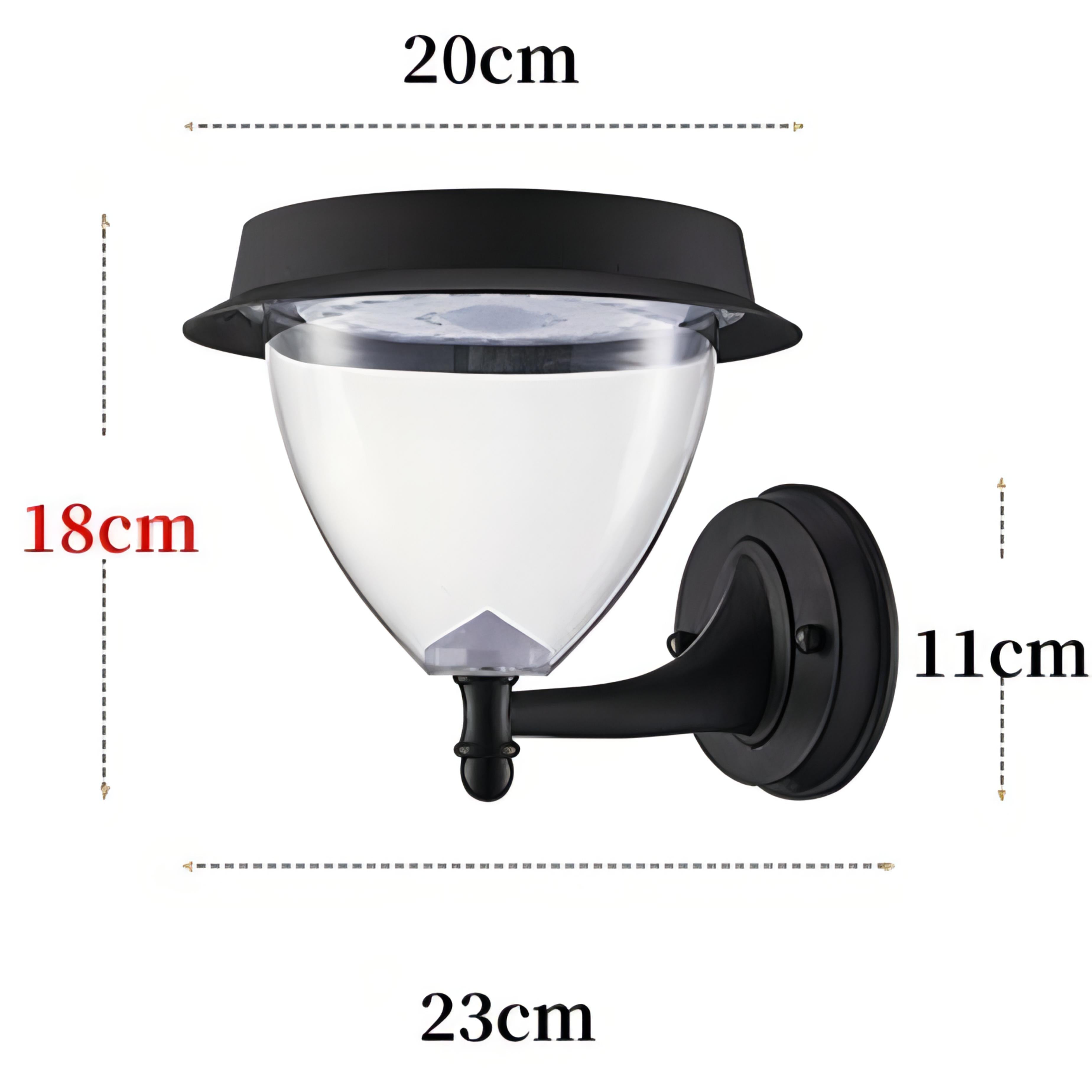 Nilufer - Solar Outdoor Wall Light