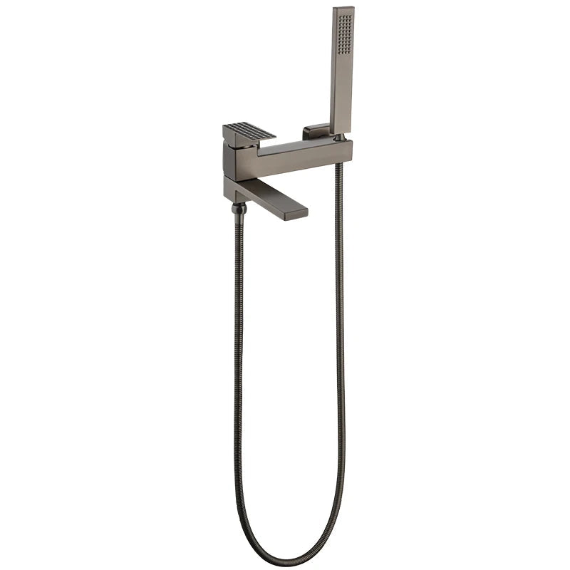 Mosier - Modern Single Handle Bathtub Tap Set with Handheld Shower