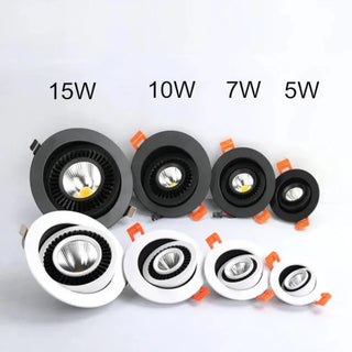 Elpida - Dimmable Ceiling Recessed Modern Rotatable Ceiling Downlight