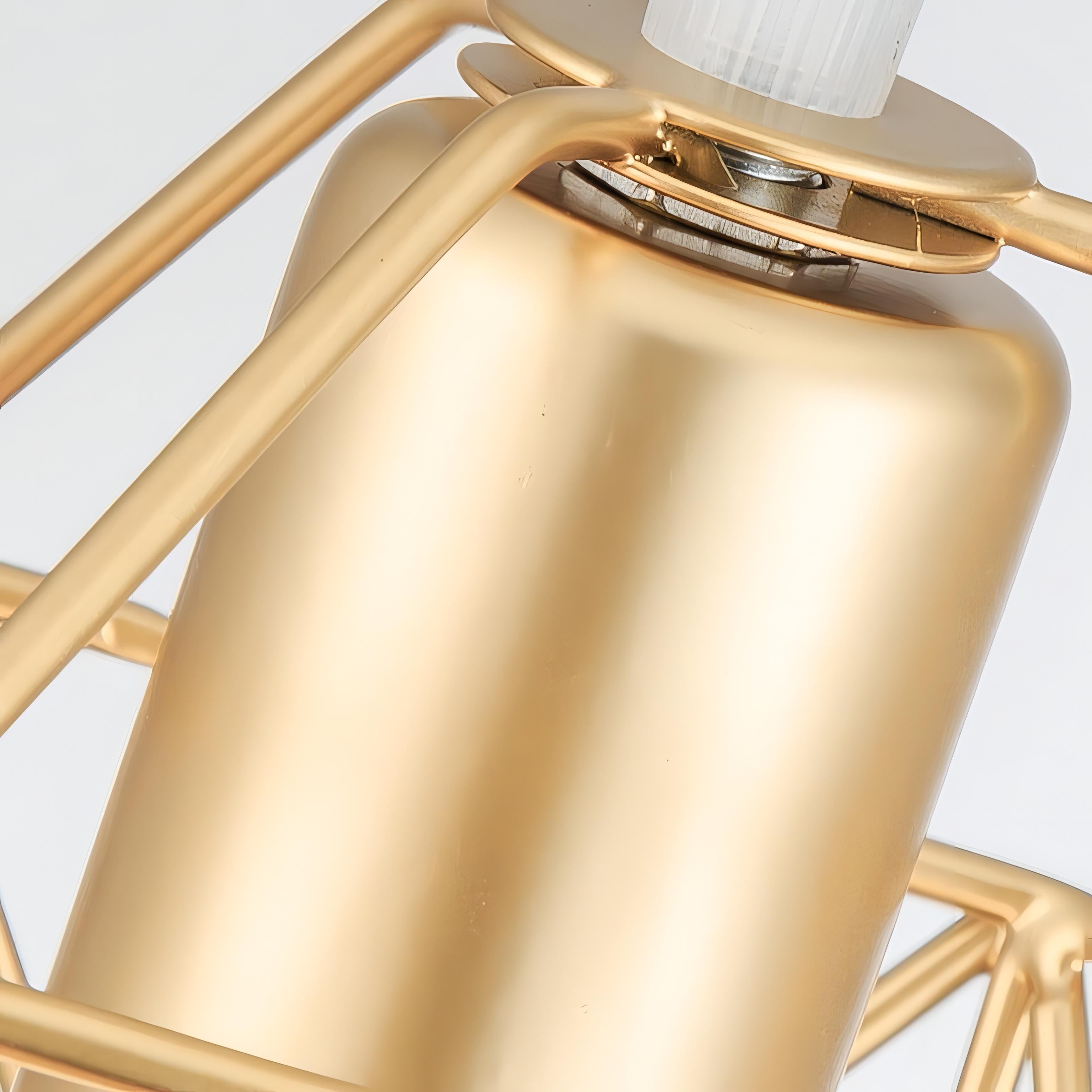 Crosby - Modern Metal Cage Pendant Ceiling Light