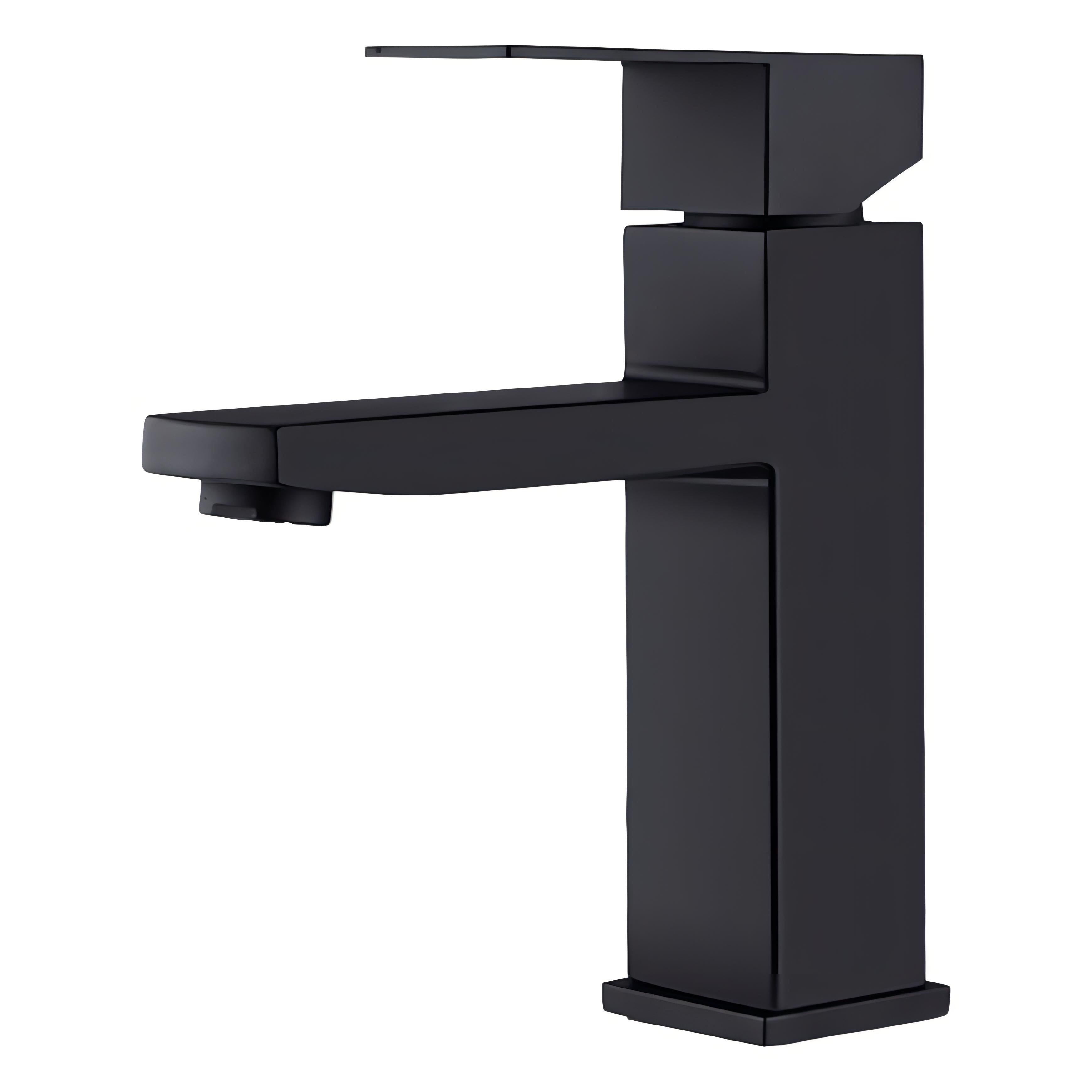 Ulises - Modern Black Single Lever Basin Mixer Tap