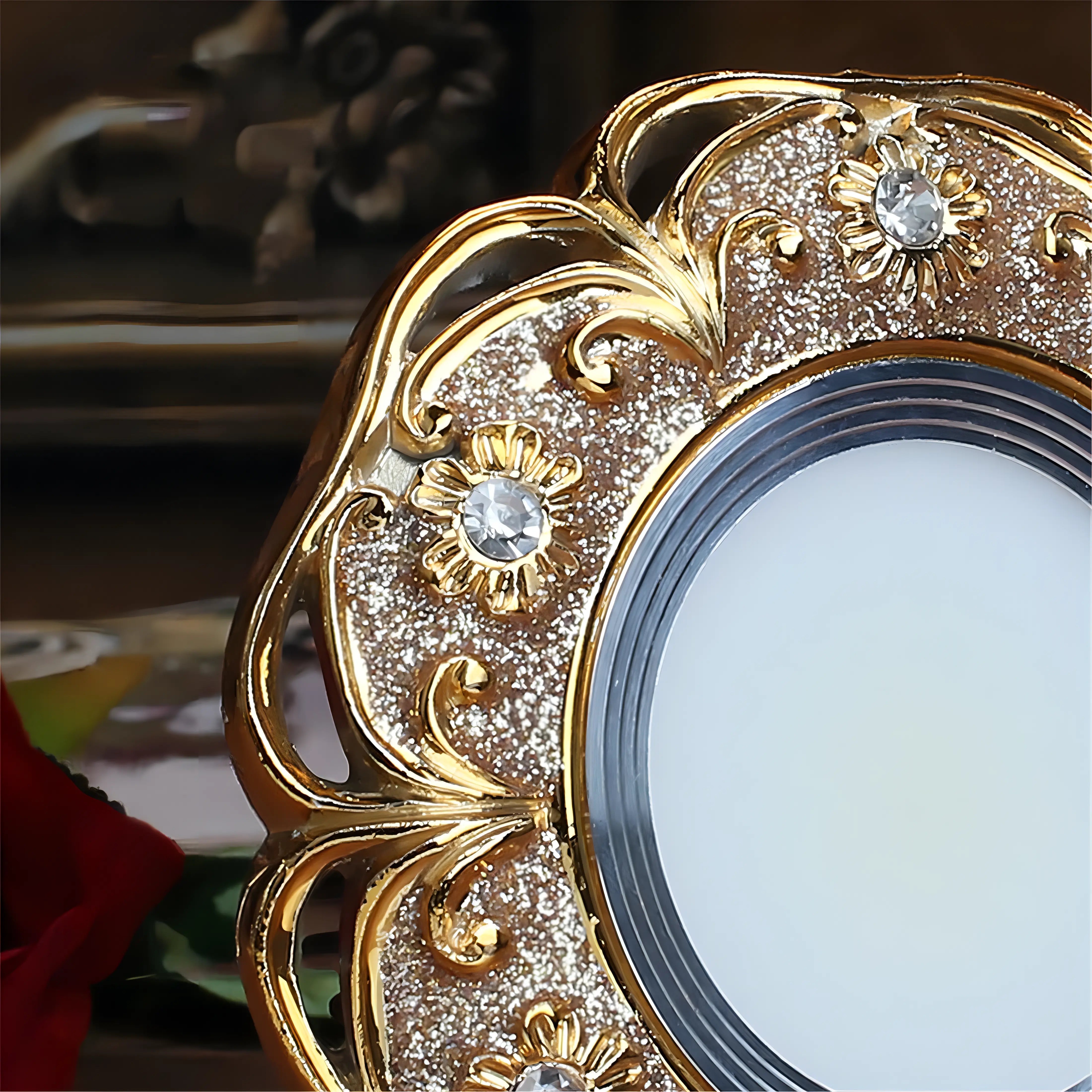 Keeton - Vintage Patterned Gold Round Ceiling Spotlight Downlight