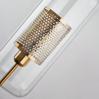 Davina - Metal Mesh Caged Glass Modern/Industrial Wall Light