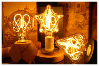Retro Spade Spiral E27 Screw Bulb 4W