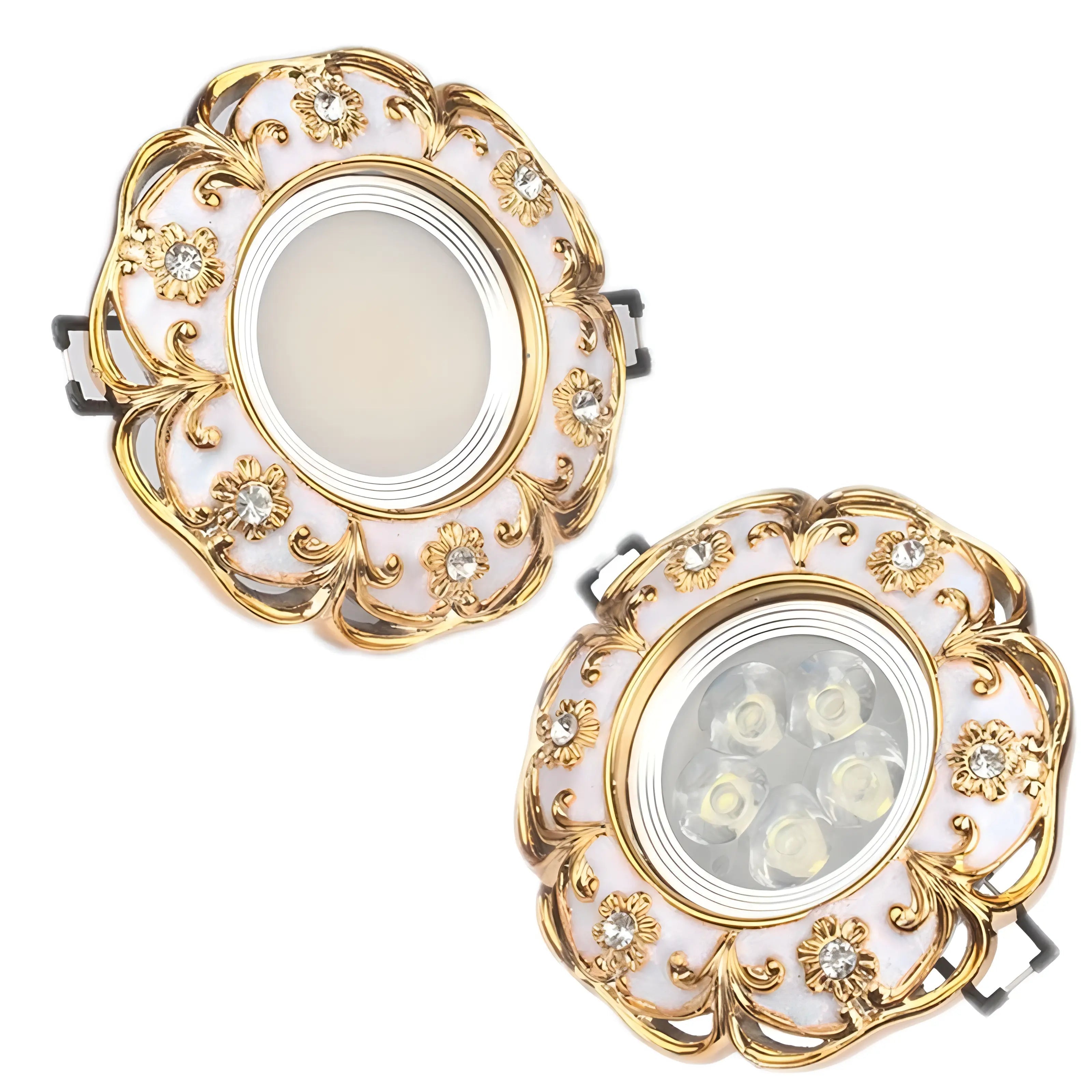 Demeter - Gold Garland White LED Recessed Downlight Ceiling Light