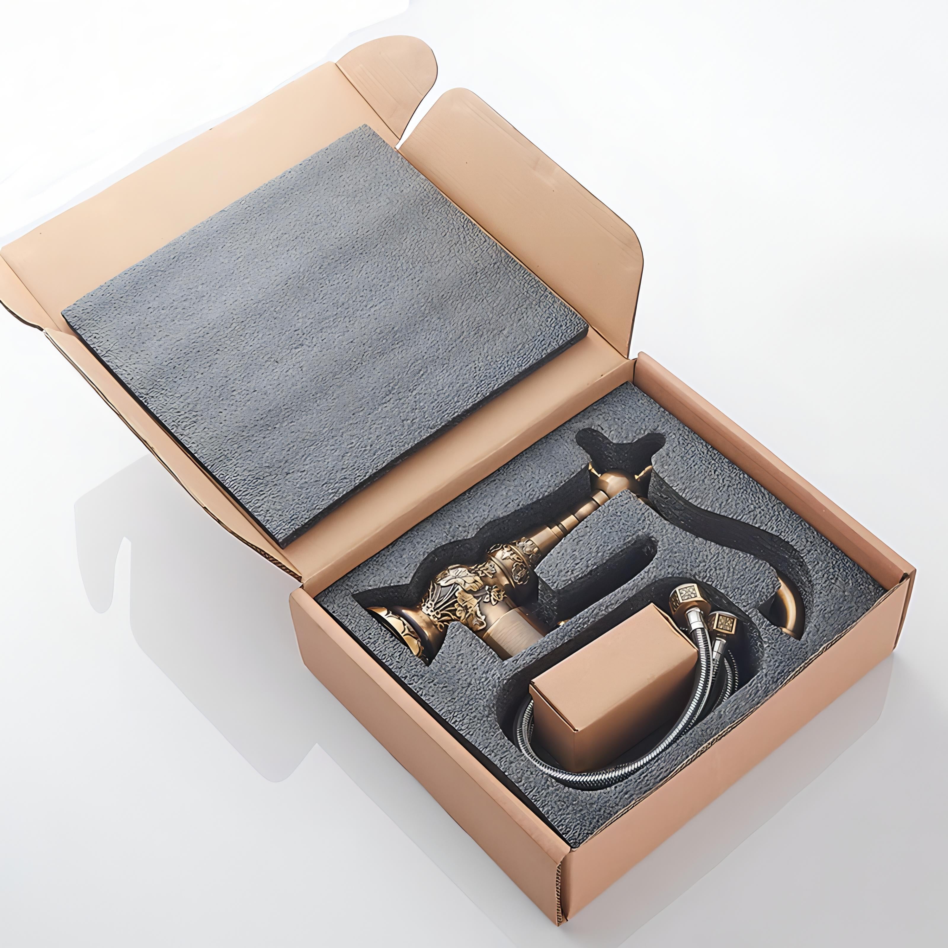 Osiris - Antique Brass Rotating Single Lever Mixer Basin Tap