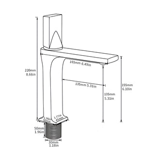 Jeremias - Single Handle Hot Cold Mixer Basin Tap