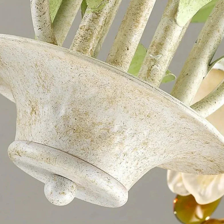 Thales - Modern Abstract Flower Leaf Vine Hanging Chandelier