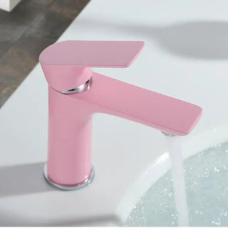 Mykala - Modern Single Handle Deck Mounted Bathroom Sink Faucet