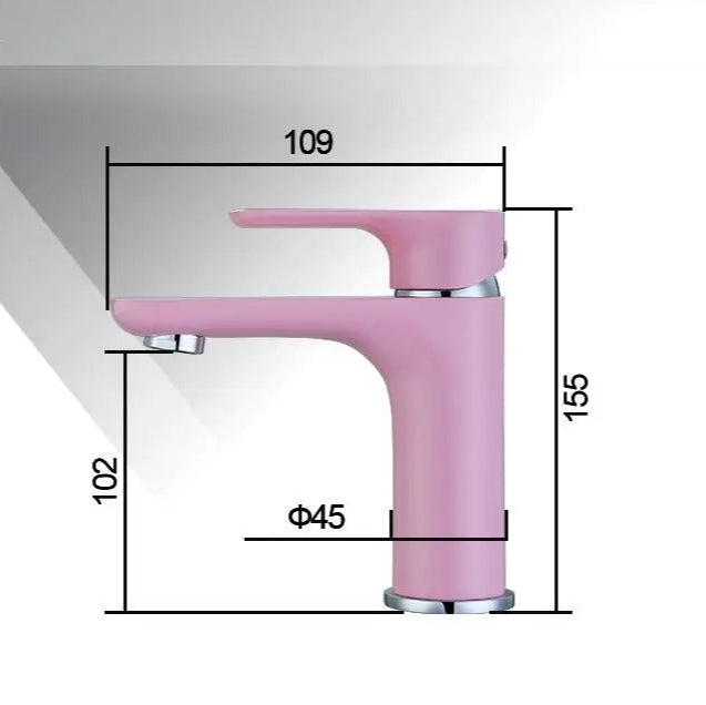 Mykala - Modern Single Handle Deck Mounted Bathroom Sink Faucet