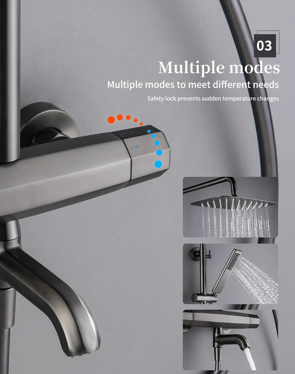 Fuentes - Modern Multi Function Shower Set