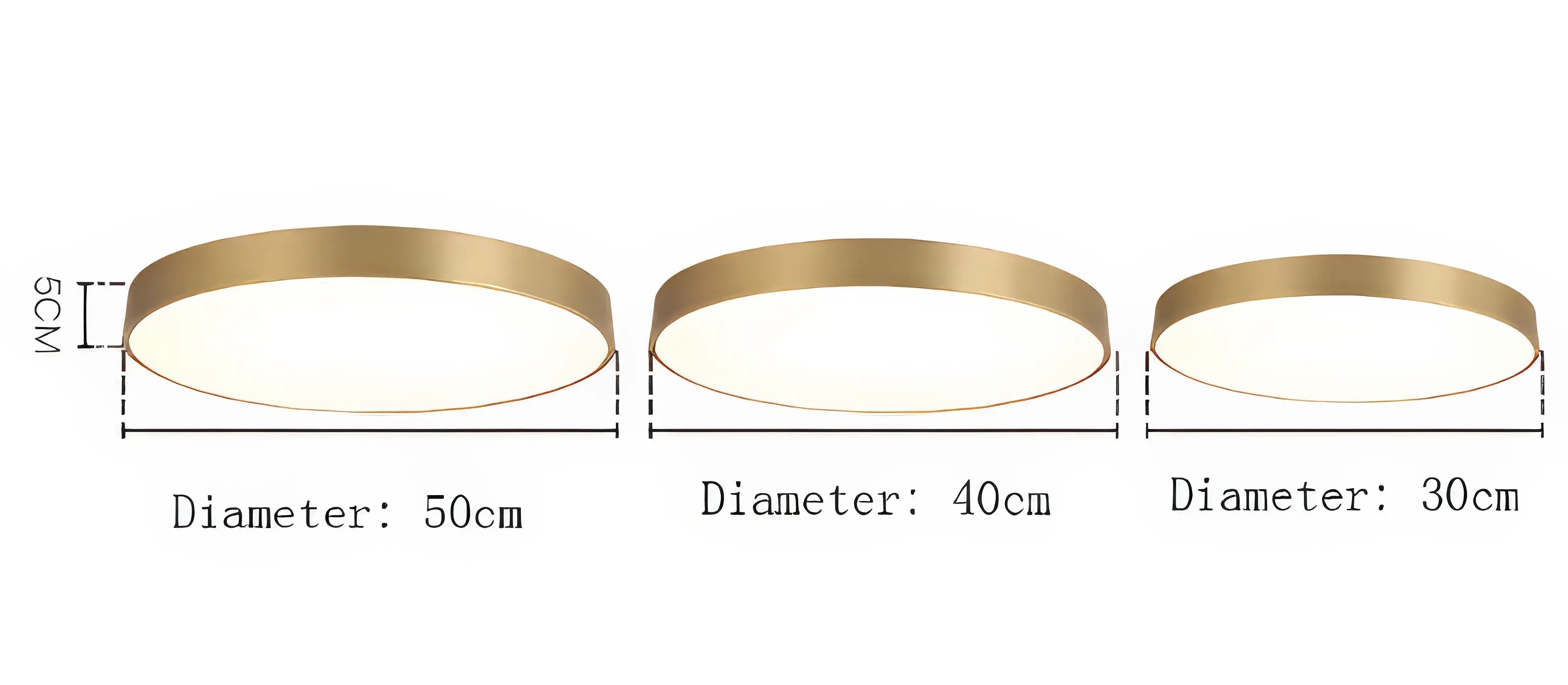 Maltheia - Thin LED Round Flush Mount Remote Ceiling Light