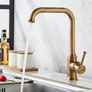 Jadyn - Antique Bronze Single Handle Crane Mixer Kitchen Tap