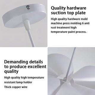 Sarah - Linear White Hanging Round Ceiling Light